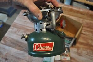 Coleman 502-700 Sportster gas Camp stove single burner w Box Papers 1965
