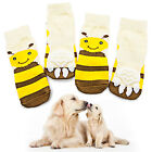 4pcs Pet Dog Shoes Anti-slip Puppy Socks Knitted for Small Medium Large Dogs