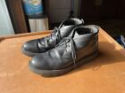 𝅺Rockport Storm Front Men’s Chukka Boots, Waterproof Black Leather, US Size 12