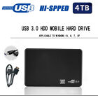 Portable SSD 2.5in 4TB HDD External Hard Drive Enclosure USB 3.0 SATA Disk