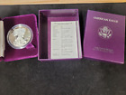 1986 S American Silver Eagle Proof Set with BOX and COA
