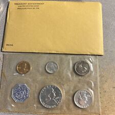 1961 US Mint Silver Proof Set 5 Coins with Envelope