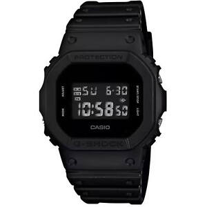 Casio Men's Digital Watch G-Shock Black Resin Strap Shock Resistant DW5600BB-1