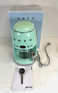 Used -Smeg DCF02PGUS Pastel Green 50's Retro Style Drip Coffee Machine- FREE S/H