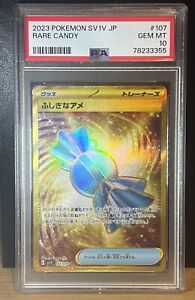 Pokemon Japanese SV1V Rare Candy - Violet ex Gold Hyper Rare 107 PSA 10 Gem Mint