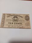 Lot of Three 1863 Confederate Notes, 10 Cents, Alabama, 