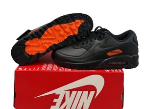 Nike Air Max 90 Gore-tex Black Anthracite Orange DJ9779 002 Size 10.5 No Lid
