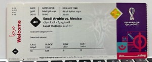 FIFA Qatar 2022 Match# 40 Saudi Arabia vs. Mexico World Cup Ticket