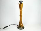 Bamboo Foot Lamp/Rattan Metal Stand