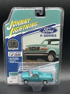JOHNNY LIGHTNING 1995 Ford F-150 Calypso Green Truck 1:64 Diecast LP Exclusive