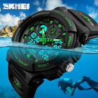 SKMEI Men LED Large Dial Digital Watch Waterproof Alarm Calendar Sport Watch