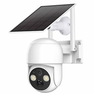 4MP Wireless WiFi Solar Camera Wireless Outdoor Camera 360° PTZ Security Camera