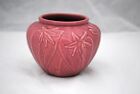 Rookwood Production Art Pottery Dark Pink Rose Vase Shape# 6431 Crisp Mold 1938