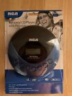 RCA Blue Portable Personal CD Player with FM tuner Digital Readout RP3013 New