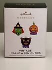 NIB Hallmark 2021 Vintage Halloween Cuties Miniature Ornaments Set of 3