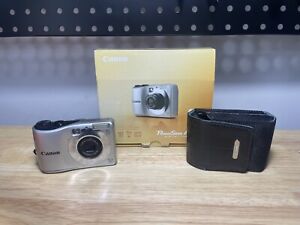 New ListingCanon Powershot A1200 12.1MP Digital Camera Silver + SD Card - Tested/Working