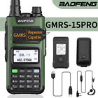 Baofeng GMRS Walkie Talkie GM-15 PRO Rechargeable Repeater Capable Two Way Radio