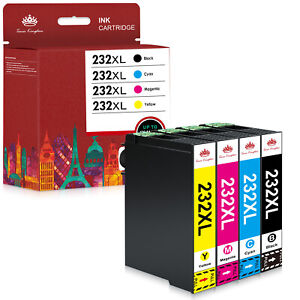 4PK 232XL 232 XL T232XL Ink Cartridges for Epson WF-2930 WF-2950 XP-4200 XP-4205