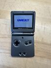 BROKE SHELL Nintendo Gameboy Advance SP AGS 101 - Graphite TESTED WORKING