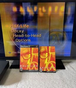 SEE☢️VIDEO Half-Life (Sony PlayStation 2, PS2) - Complete with Manual CIB