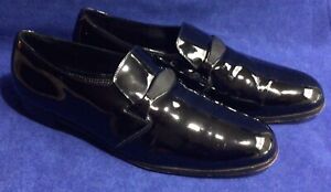 Florsheim IMPERIAL Black Patent Leather Dress Shoe Loafer Slip-On Men's Sz 13 D