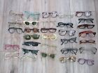 Lot of 32 Vintage Eyeglasses Sunglasses Frames - France / Cat Eye / Butterfly ++