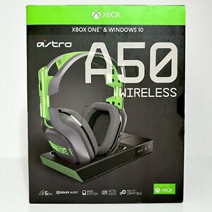 ⚡️ASTRO Gaming A50 Wireless Dolby Gaming Headset Black/Green for Xbox One + PC