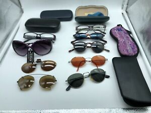 Vintage Mixed Womens Lot of Eyeglasses Readers and Sunglasses Used Condition