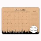 2024 Desk Calendar | Kraft Large Pages 12