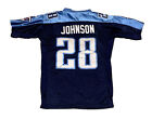 Chris Johnson — Tennessee Titans Reebok Stitched Jersey — Size Youth Medium