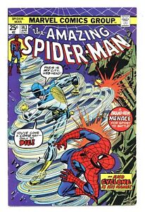AMAZING SPIDER-MAN #143 7.5 1ST APPEARANCE OF CYCLONE OW/W PGS 1975