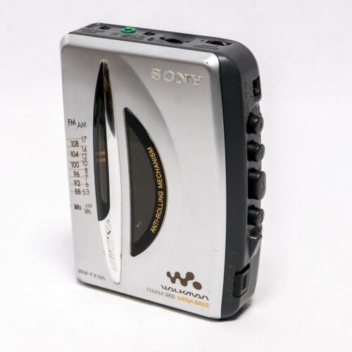 ⭐ Sony Walkman WM-FX195 FM / AM Cassette Player ~ New Drive Belt ~ Serviced ! ⭐