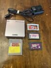 Nintendo GameBoy Advance SP Pearl Pink AGS-101 GBA System w/ Charger - Working!