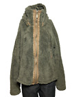 I5 Apparel Womens XL Fluffy Fleece W/ Zipper & Hidden Hood Outdoor Jacket - AC