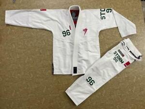 Unisex Brazilian jiu jitsu Uniforms bjj kimono Pearl weave 450 gsm white size A1