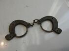 Antique Metal Handcuffs Possible Pretend Play Toy Child Western Cowboy Vintage