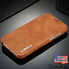 For Galaxy S23/S22/S21 Ultra Plus Note 20 Leather Wallet Thin Slim Case Cover