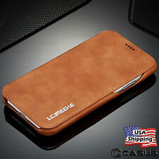 For Galaxy Note 20/10 Ultra S22/S21/S20 Plus Leather Wallet Thin Slim Case Cover
