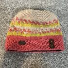 Turtle Fur Beanie Hat Womens Adult One Size OS 100% Wool Mustard and Pink