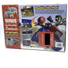 Rare Nintendo GameCube Platinum System + Mario Kart Double Dash Bundle. In Box.