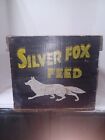 Old Silver Fox Feed Wooden Egg Crate