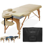 Professional Memory Foam Massage Table - Portable with Carrying Case