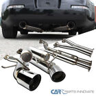 Fits 03-09 350Z Fairlady Stainless Steel Dual Tip Catback Exhaust Muffler System (For: 350Z Nismo)