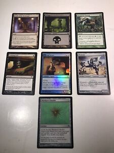 MTG Card Lot 7 Mixed Cards Vintage Magic The Gathering assorted SEE PHOTOS