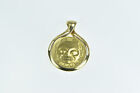 18K 1997 Canadian $200 Raven Haida Mask Coin Pendant Yellow Gold *88