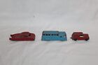 Vintage Midgetoy  Futuristic Space Age Diecast Car Bus and Tootsie toy Jeep Lot