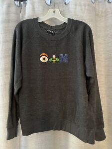 * Vintage I B M IBM Medium SWEATSHIRT * VTG Throwback Logo 90s Pullover Sweater