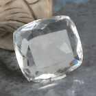 Large 100 CT Crystal White Topaz Cushion Faceted Cut Loose Gemstone @Best Price