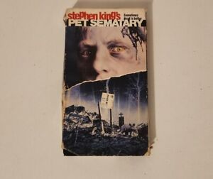 Pet Sematary I 1 (VHS, 1990) Dale Midkiff, Denise Crosby 90s Horror Tape