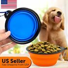 4 Portable Travel Collapsible Foldable Pet Dog Bowl for Food & Water Bowls Dish